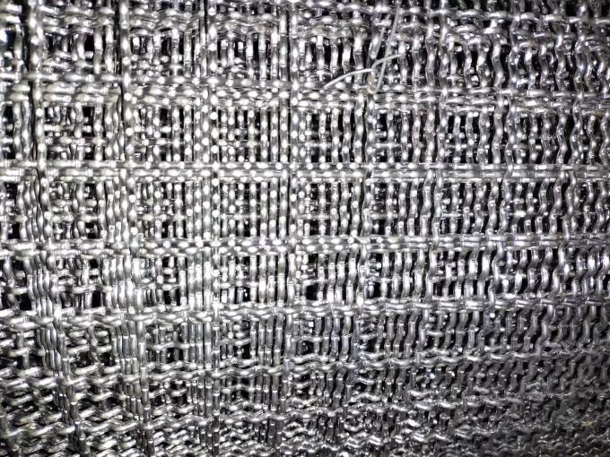 rede de arame frisada de alumínio