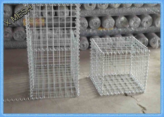Arame de ferro de baixo carbono Ferro soldado Gabion Baskets Muro de retenção 1 X 1 X 1 Meters