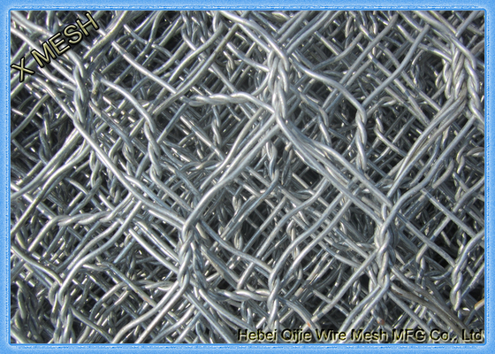 Liga de alumínio de zinco Panelas de gabion soldadas, cestas de pedras de arame Fit Water Reservoir