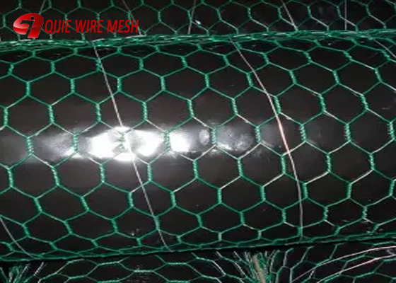 Diâmetro sextavado / revestido galvanizado do fio da rede de arame 0.5mm-1.2mm da galinha