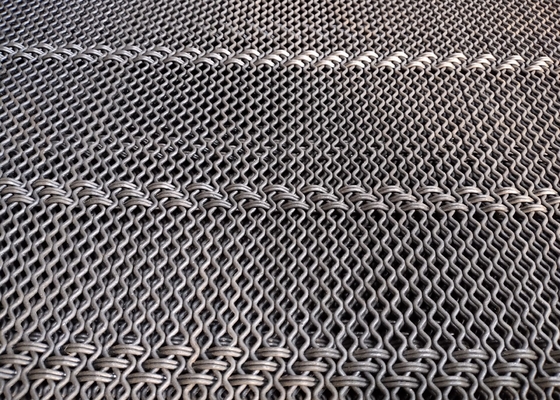 aço carbono 65mn longo - rede de arame de obstrução do revestimento do porco da tela do entalhe anti