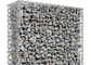 parede de retenção Mesh Gabion soldado 4x1x1m da cesta da rocha do comprimento da largura 1m de 0.5m