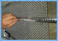 Tela de mineração de tecidos de alta tensão tela malha quadrada 2.0mm diâmetro do fio com ganchos