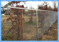 Galvanizado Chain Link Fence Privacidade Tela / Mesh Fabric High Carbon Steel Wire