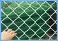 Fio colorido verde Mesh Iron Metal Farm Fence da segurança do jardim do elo de corrente para o jardim