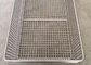 304 cestas de aço inoxidável do armazenamento da rede de arame 1.6mm do retângulo para a cozinha