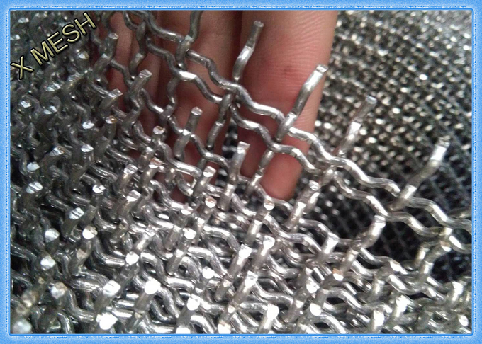  Rede de arame frisada alumínio