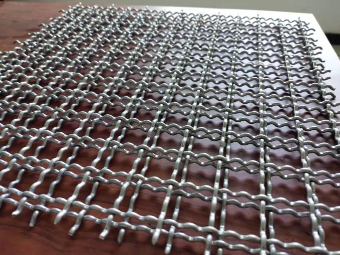 rede de arame frisada de alumínio