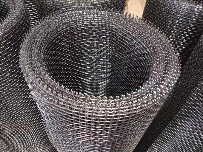 rede de arame frisada de aço inoxidável