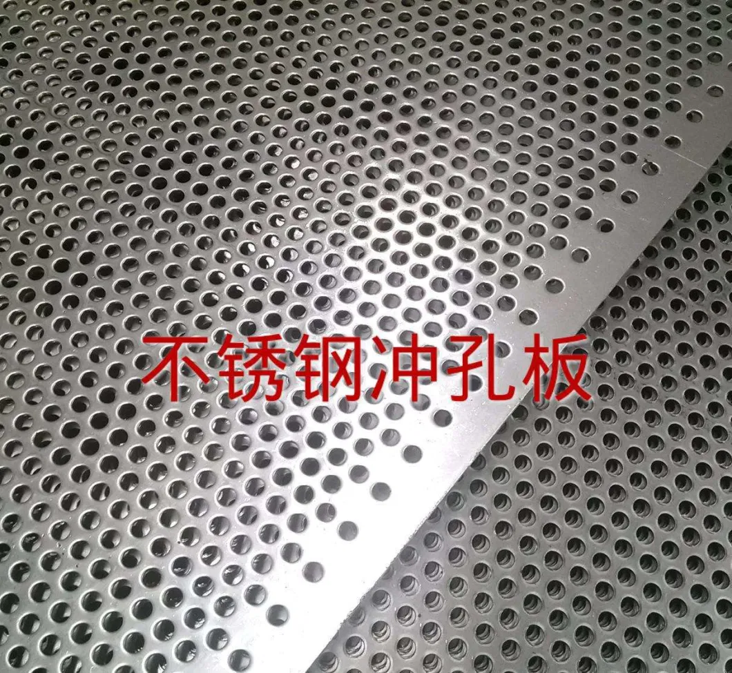 Chapa perforada de aço inoxidável de chapa metálica perforada de tela para decoração 0