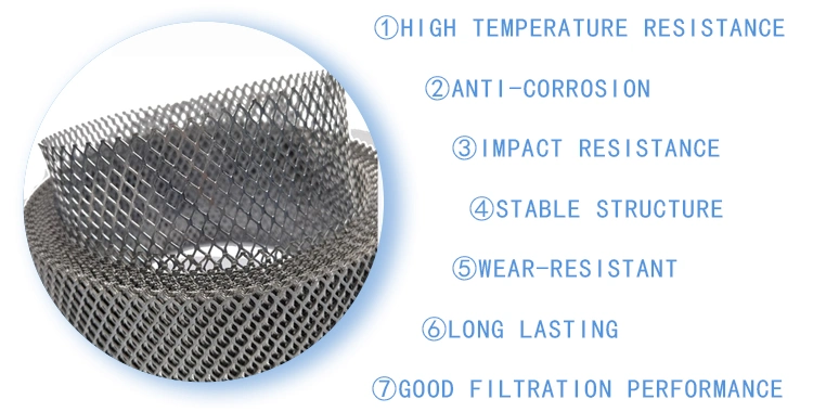 304/316 Malha de arame farpado de aço inoxidável resistente à corrosão e durável 1