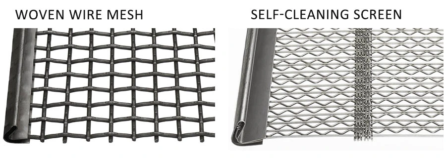 Aço inoxidável Grelha de tela de filtro de minério de filtragem vibratória 1