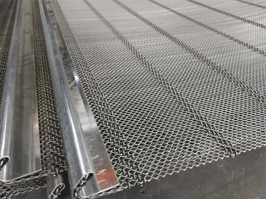 Aço inoxidável Grelha de tela de filtro de minério de filtragem vibratória 5