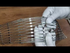 Proteção de jaulas de animais do zoológico Rede de tela de vedação de aço inoxidável Rede de rede de cabo de cabo de cabo de rede de rede de rede de rede de rede de rede de rede de rede de rede de rede de rede