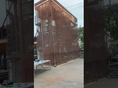 Retalho de fachada de metal decorativo de calibre 8 para parede de cortina