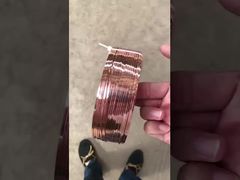 Arame de costura chato cobreado de 2,25x0,5mm para caixas de cartão