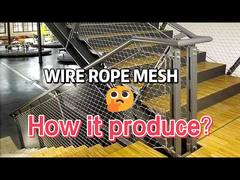 Flexível X Tendência 1,2 mm Rede de Corda de Aço Para Balaustrada