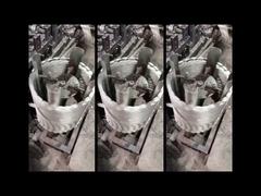 Arame de concertina com farpa revestido em PVC galvanizado, fio de concertina de aço inoxidável CBT-60 CBT-65