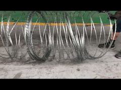 800 mm de diâmetro Concertina Razor Wire Flat Wrap Bto-20