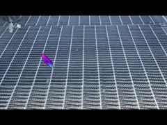 Grelha de Fibra de Vidro FRP de Material de Grau Industrial Ecológico Estético Antiderrapante