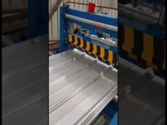 Serviços de processamento de chapas de telhado de aço ondulado revestidas de cor com corte e solda