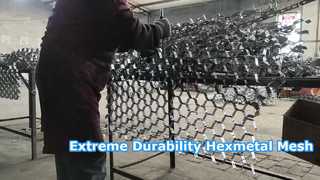 Malha Hexmetal para extrema durabilidade