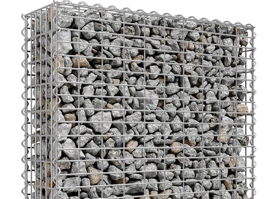 Personalizado dê forma a Gabion soldado galvanizado mergulhado quente Mesh For Gabion Screen