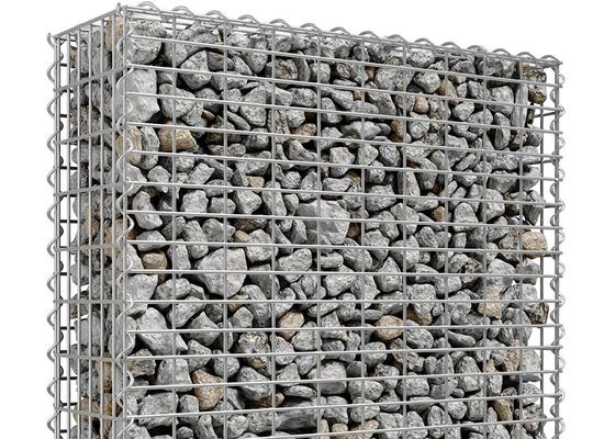 A gaiola de pedra galvanizada mergulhada quente soldou a espessura do fio da caixa 4mm de Gabion
