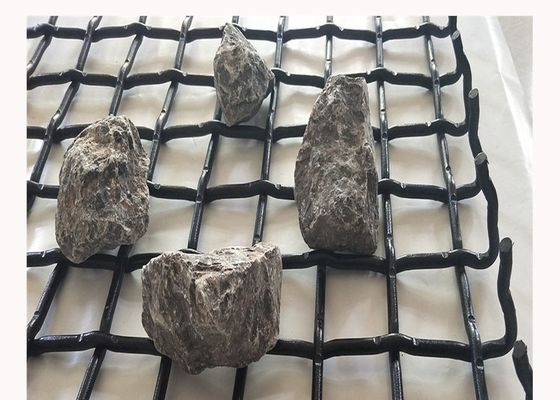 malha huahaiyuan de mineração da tela da rocha da tela da pedreira da tela de vibração da malha 65Mn do triturador de pedra