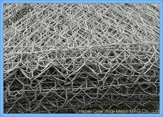 Malha de aço médio Gabion Basket Hexagonal Twist Fit Longitudinal River Structure
