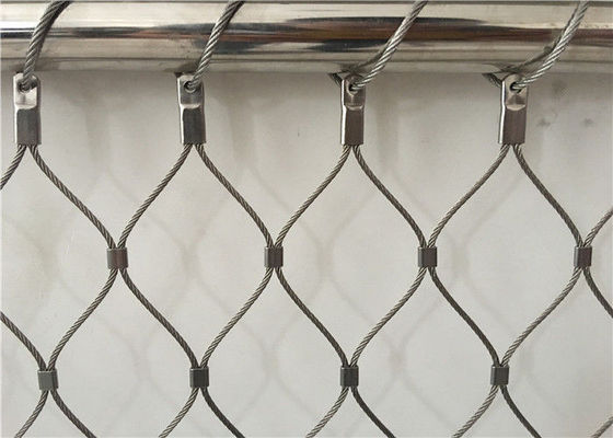 Alta Qualidade Piscina Rede de Cercas de Ferro Flexível de Aço Inoxidável Fios de Cordel de Zoo Rede de Cercas Fenc USA Rede de Cercas
