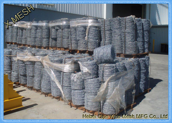 Proteção de segurança de fronteira Galvanizado em arame farpado Aço Padrões ASTM