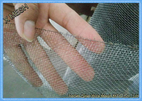 Plain Weave 316 de aço inoxidável Wire Mesh / Grid Mesh Square Hole Fit Sieving