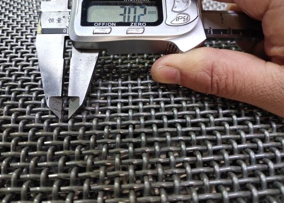 Areia frisada Mesh Vibrating Screen do fio 65mm 1.5m x 1.95m