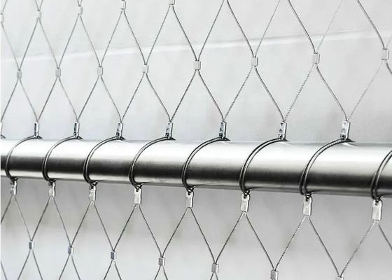 Corda de fio de aço inoxidável Mesh Net Plain Weave da proteção da queda da rocha