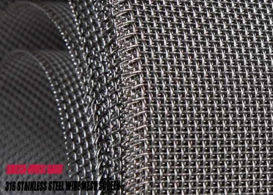 SS 304 fio de aço inoxidável Mesh For Entry Doors da tela de segurança 316 316L