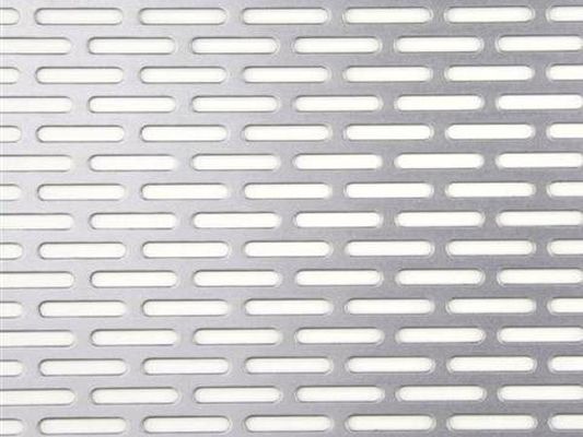 Ferro galvanizado com buraco de fenda, metal perfurado, com dimensões de 1,2 x 2,4 m
