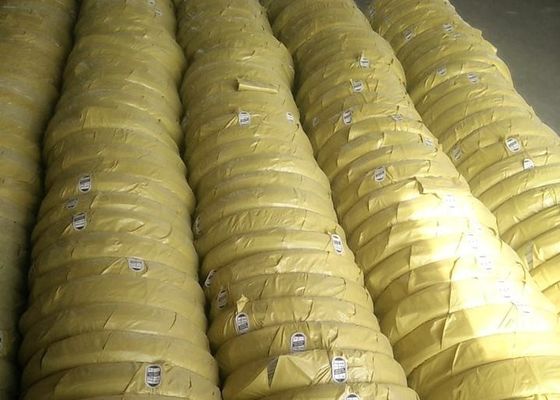 Fio obrigatório galvanizado eletro do ferro do mergulho quente de 21 calibres na cor prateada