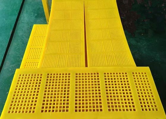 300x1200mm Polyurethane PU Modular Screen Panel Alta eficiência de separação