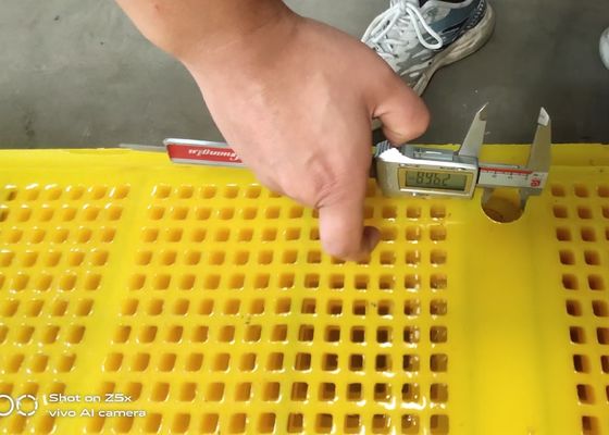 Ecrã de malha de mineração de poliuretano pesado Ecrã de material de poliuretano durável para operações de mineração