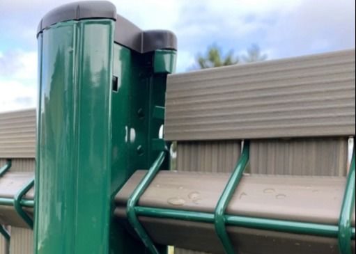 3D Design 60x60mm cerca curva de metal para jardim