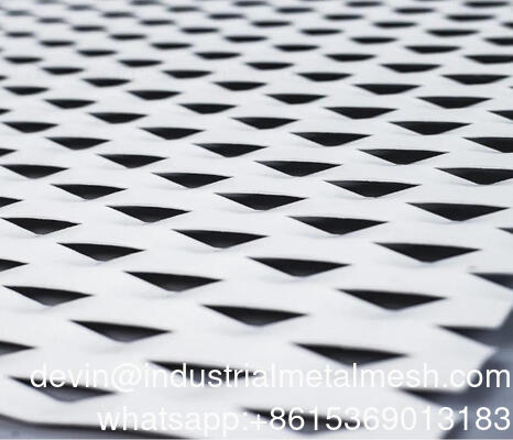 Chapa de Metal Expandida Diamantada de Fio de Alumínio PVDF