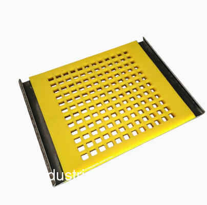 Polyurethane Screen Mesh Hook Tightening Type Wear Resistant Corrosion Resistant High Elasticity Long Service Life para triagem de minério de mineração