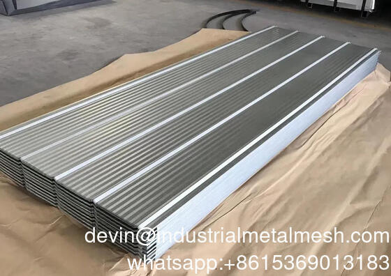 Preço de fábrica Perfil de zinco revestido de telhado de Gi Metal 665mm chapa de aço galvanizado ondulado