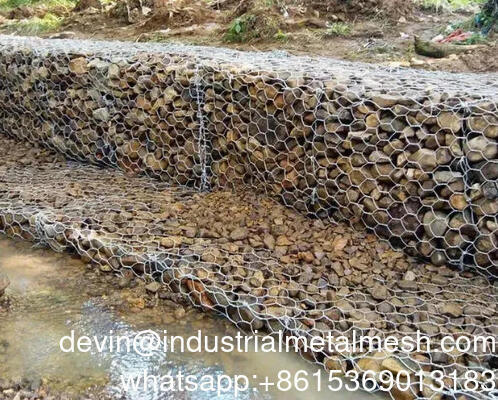 Cesta de Gabiao de Malha Soldada Galvanizada por Imersao a Quente Duravel para Protecao de Leito de Rio