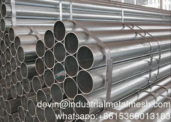 Tubo Galvanizado Gi de 2 Polegadas Tubo de Aço Galvanizado Preços Baixos Tubo de Chapa de Aço Galvanizado