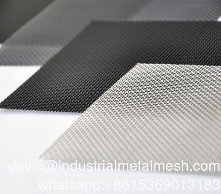 Aço inoxidável 304 malha de fio tecido redes de insetos tela de segurança para mosquiteiro de janelas