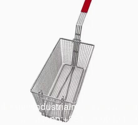 Cesto de fritura de aço inoxidável durável para cozinhar crocante sem esforço