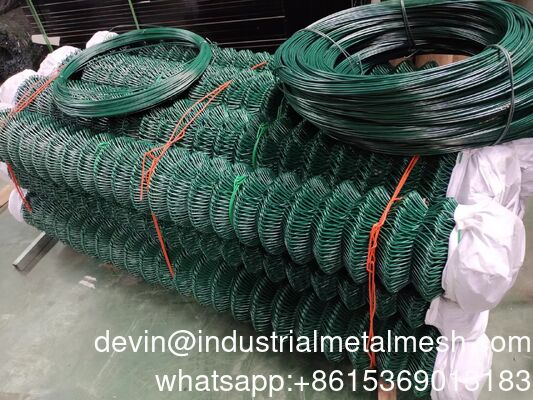 China Fabricante vedação galvanizada de ligação de cadeia com arame farpado