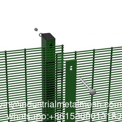 Sustentável 358 Painel de vedação anti-escalada personalizado de alta segurança de malha de arame anti-corte com vista clara para sistemas de proteção de perímetro aprimorados